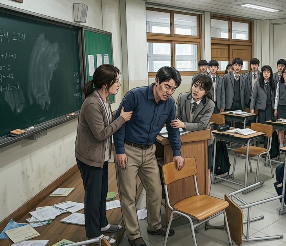 광주 중학생이 교사 밀쳐 뇌진탕… 반복되는 교실 폭력, 현장은 “사후조치만으로는 늦다”