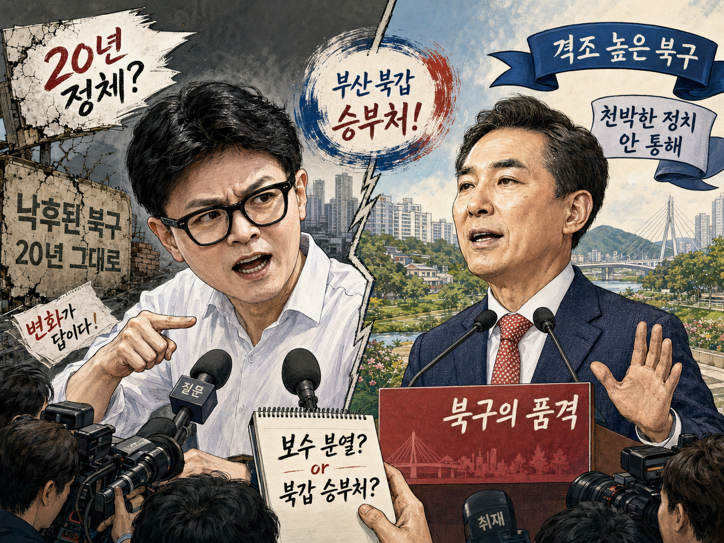 박민식 “한동훈식 천박한 정치, 북구엔 안 통해”…부산 북갑 보수 분열 공방 격화
