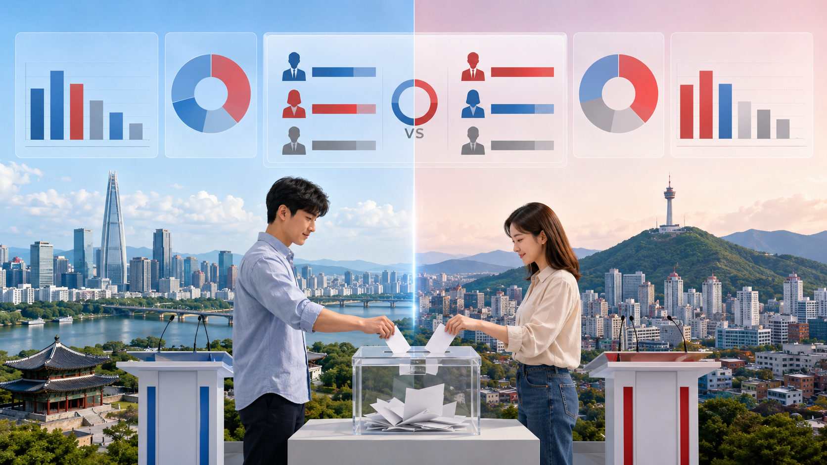 정당보다 앞선 ‘후보 경쟁력’…서울·대구, 지방선거 변수는 인물