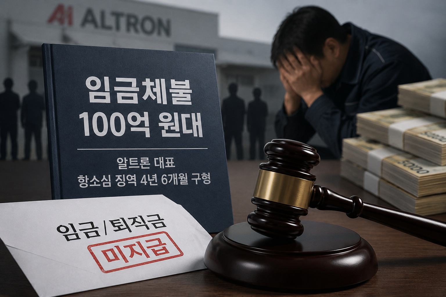 ‘100억대 임금체불’ 알트론 대표 항소심도 중형 구형…노동자 피해 회복은 여전히 미완